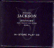 Michael Jackson - History Instore Play CD